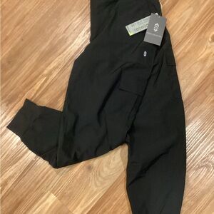 Free Country Black “Get Out There” Fleece Lined Joggers Size L NWT